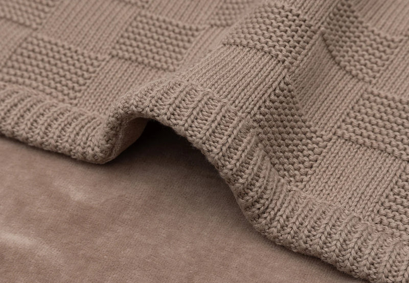 Blanket 75x100cm Box Knit Velvet