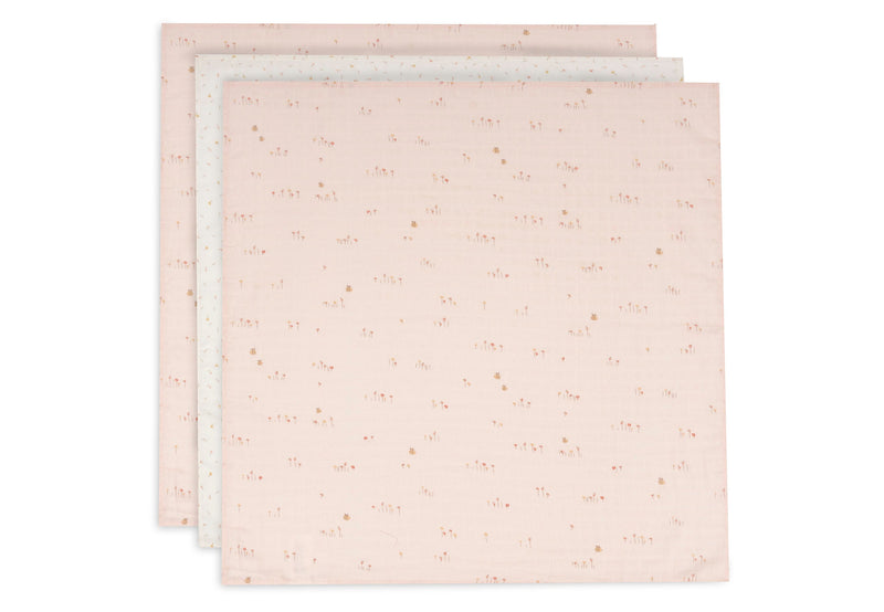 Jollein Muslin Cloth 70x70 3 pack Pretty Picnic