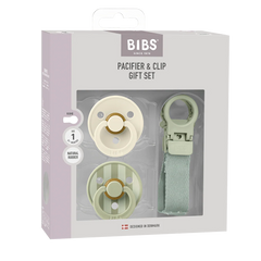 BIBS Pacifier and Loop Clip Gift Set