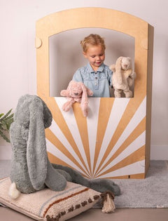Beige Rabbit Richie Handpuppet