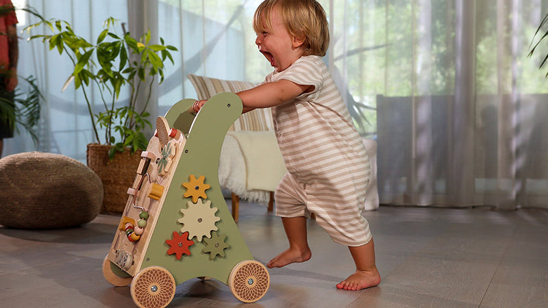 Tiny Love Boho Chic Wooden Activity Walk Behind detail