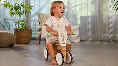 Tiny Love Boho Chic Wooden Ride on Trike detail