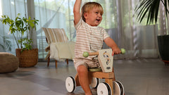 Tiny Love Boho Chic Wooden Ride on Trike detail
