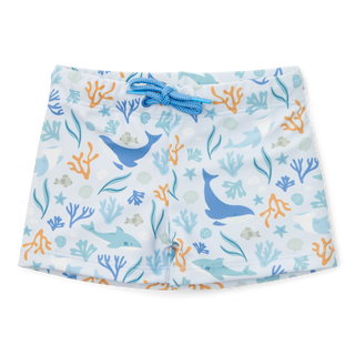 LD Swim Pants- Coral Sea