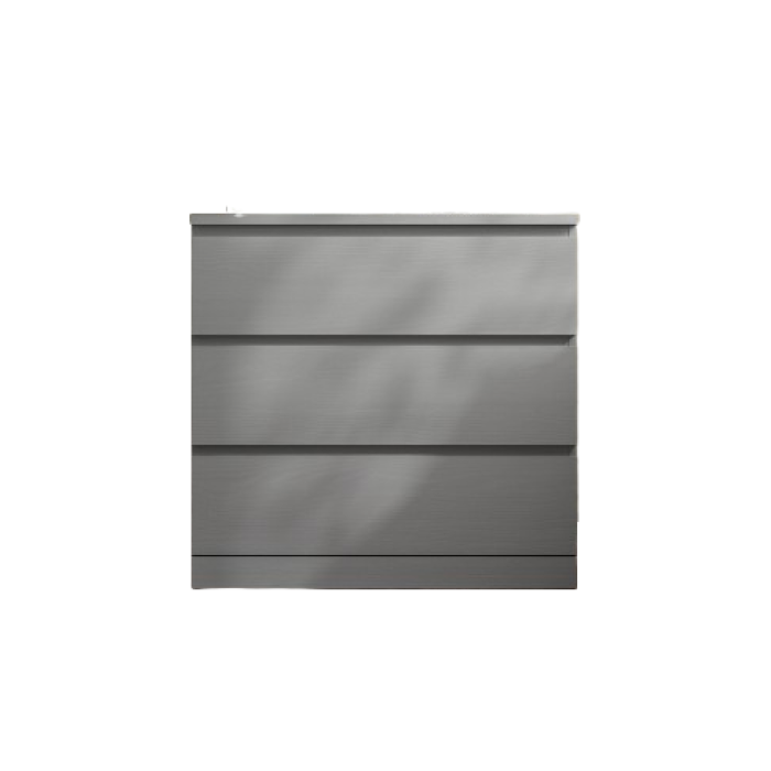 Malm Dresser 3 Drawers Grey