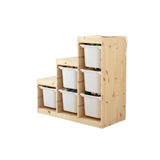 Trofast Element Wood 94x44x91 +6 Boxes