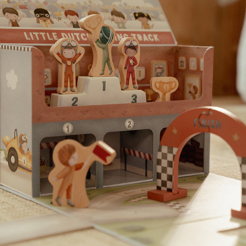 LD Wooden Racetrack In Play Case FSC