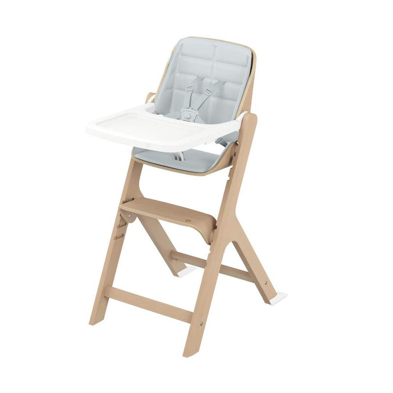 Maxi-Cosi Nesta high chair in natural wood with Baby & Toddler Kit, inlay and tray