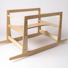 Ko-Coon rocker set up as a rocking horse
