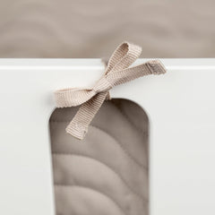 Done by Deer Quilted Bed Bumper Waves Sand detail