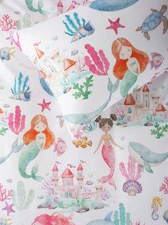 Mermaid Splash duvet cover set