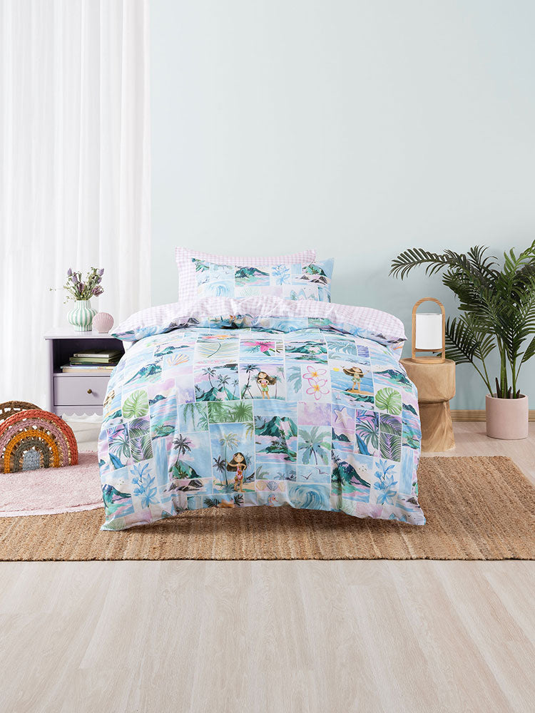 Duvet Cover Set Palm Paradise