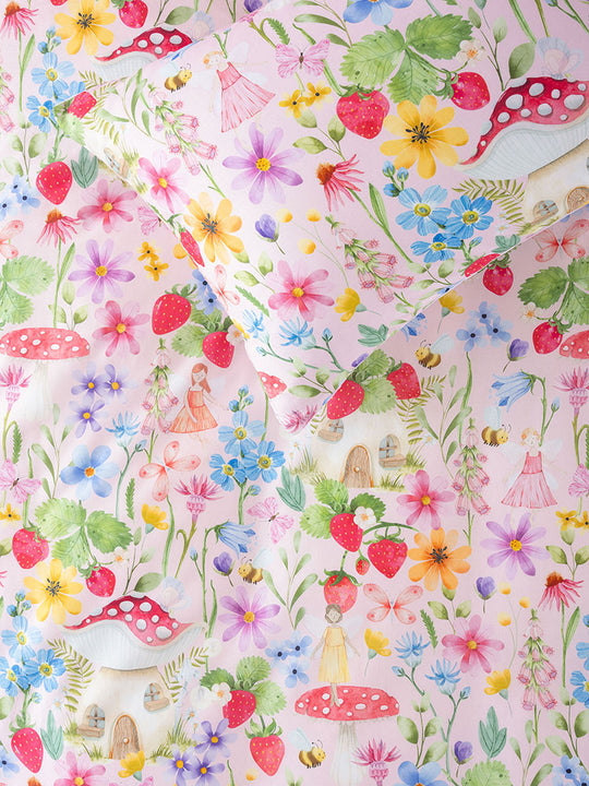 Duvet Cover Set Strawberry Meadow