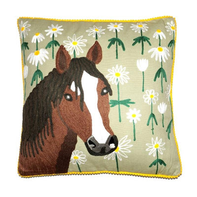 Cushion Canvas Horse