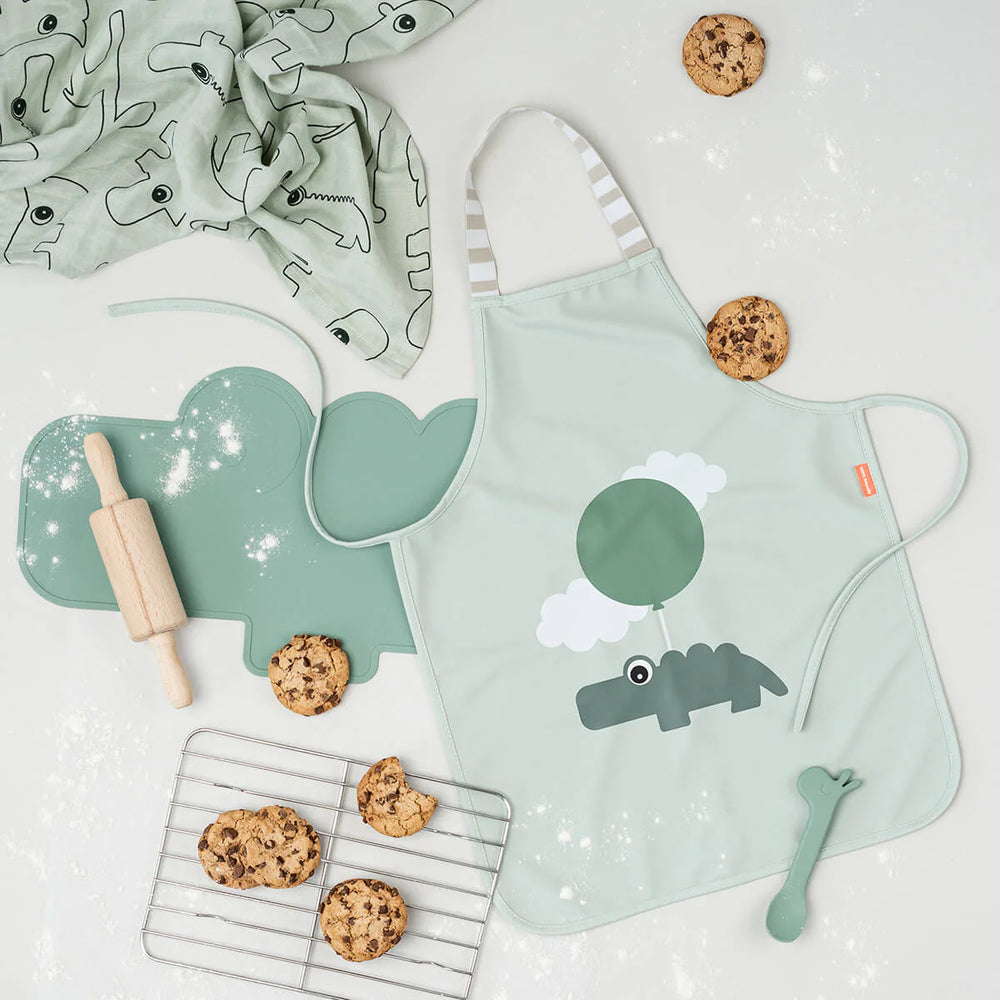 Waterproof Kids Apron Clouds