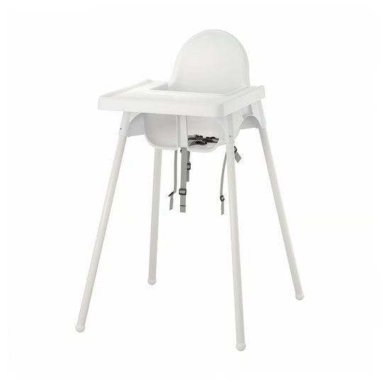 Ikea Antilop High Chair White with Tray