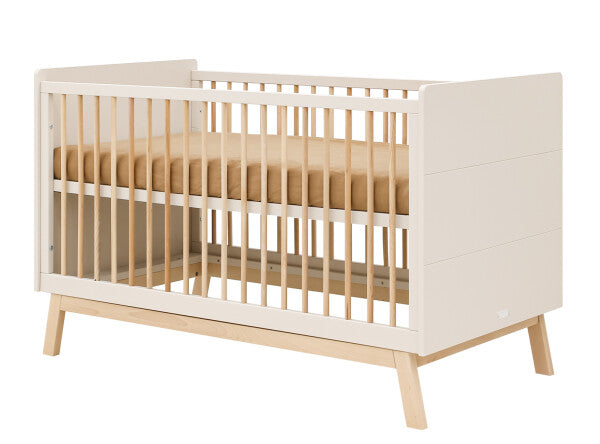 Cot Bed Lines Dune/Natural 70 x 140 cm