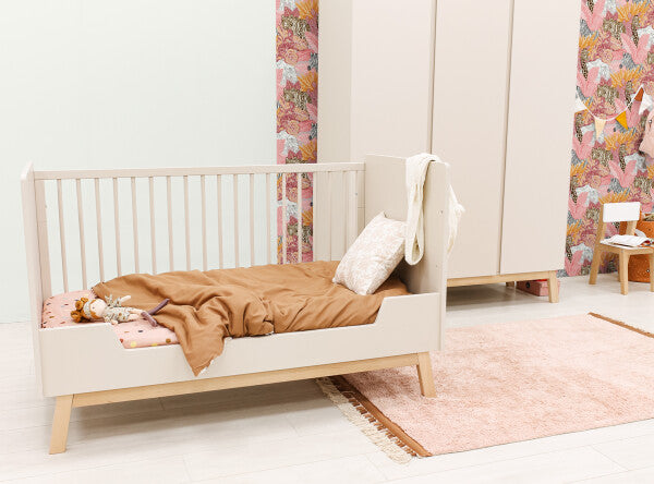 Cot Bed Saba Dune/Natural 140 x 70 cm