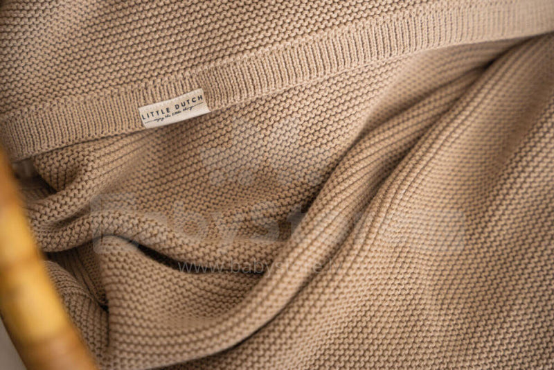 LD Knitted Blanket Beige 140x110cm