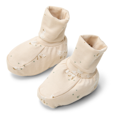 LD Booties Newborn Naturals- Little Goose