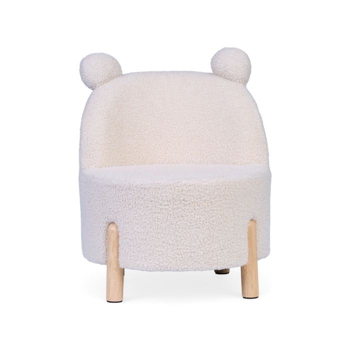 Kids Chair Teddy Off White