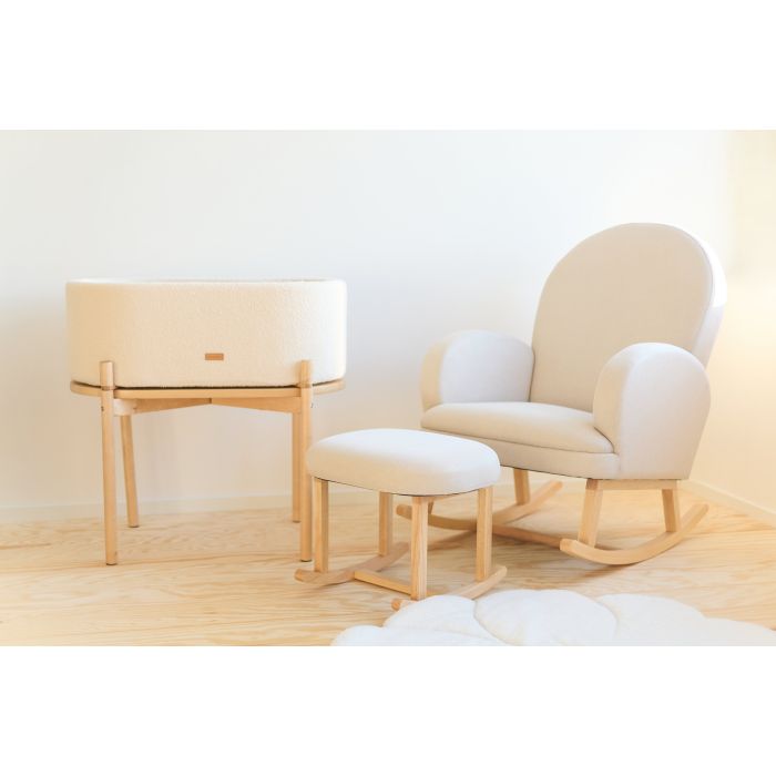 Rocking Chair Linen Beige