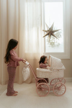 LD Doll Diaper Bag Soft Flowers