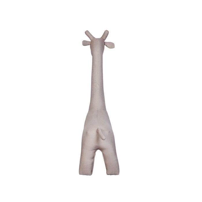 Standing Giraffe Linen Beige