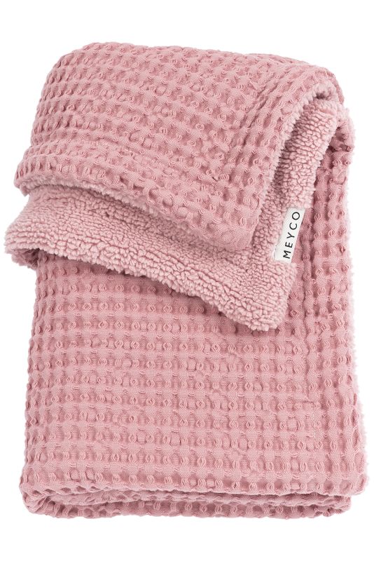 Blanket Waffle Teddy 75 x 100 cm