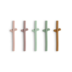 Peekaboo Silicone Straw 5-pack