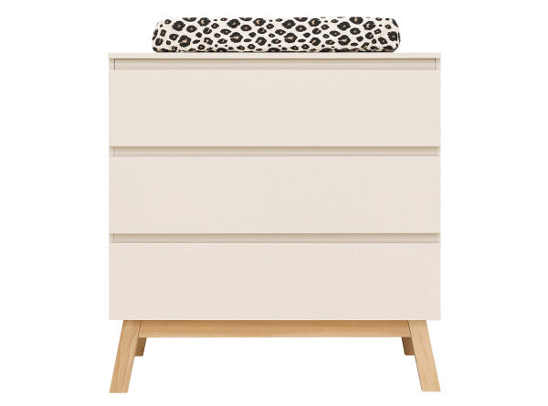 Dresser 3 drawers Saba Dune/Natural