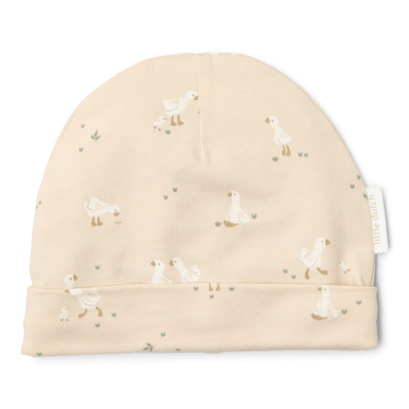 LD Hat Beige Newborn Naturals 0-3m