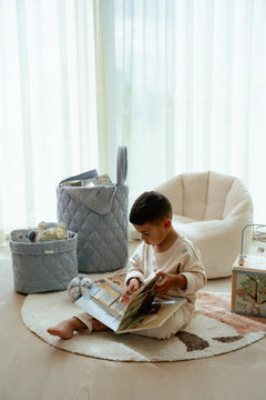 LD Reversible Quilted Storage Basket 30x25