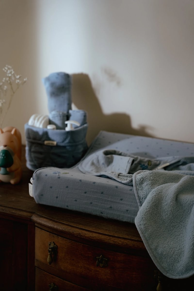 LD Reversible Quilted Storage Basket  20x15