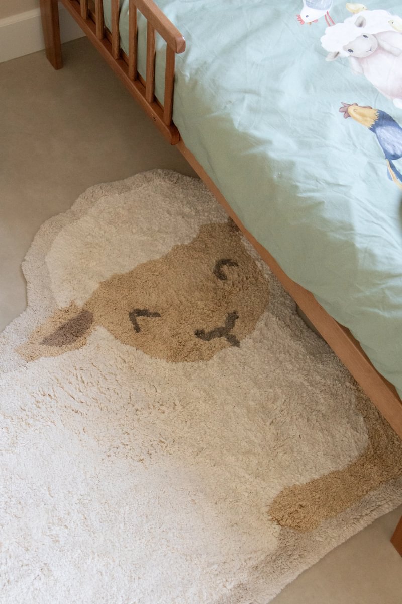 LD Rug Sheep- White Little Farm