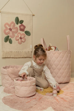 LD Quilted Storage Basket L