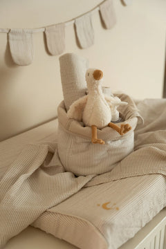 LD Reversible Quilted Storage Basket  20x15