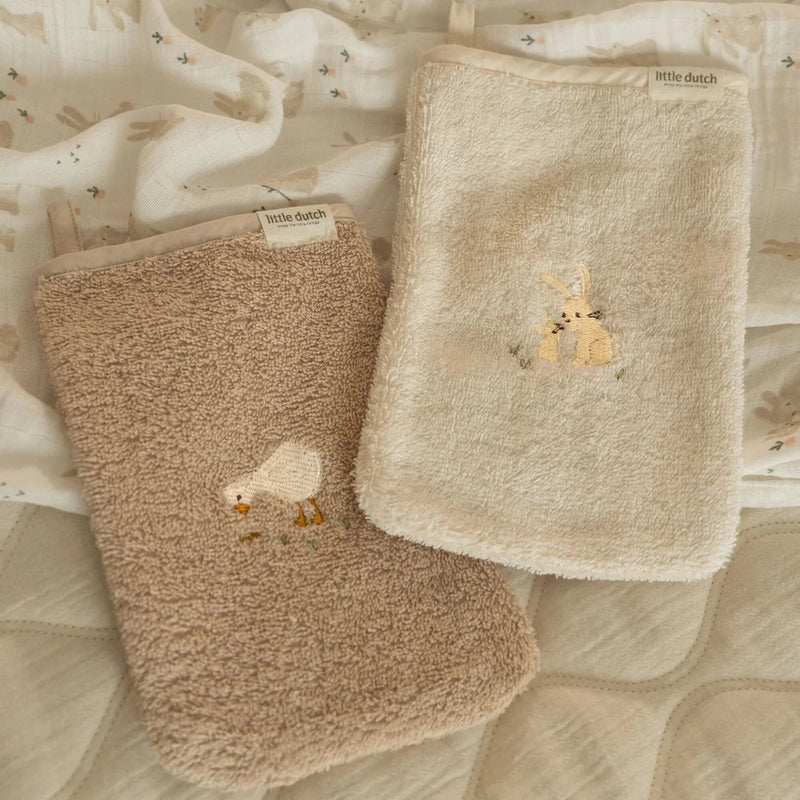 LD Washcloth Set  Embroidered