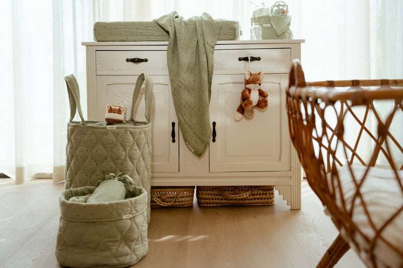 LD Quilted Storage Basket L