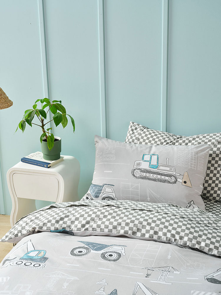 Construction Day duvet cover set