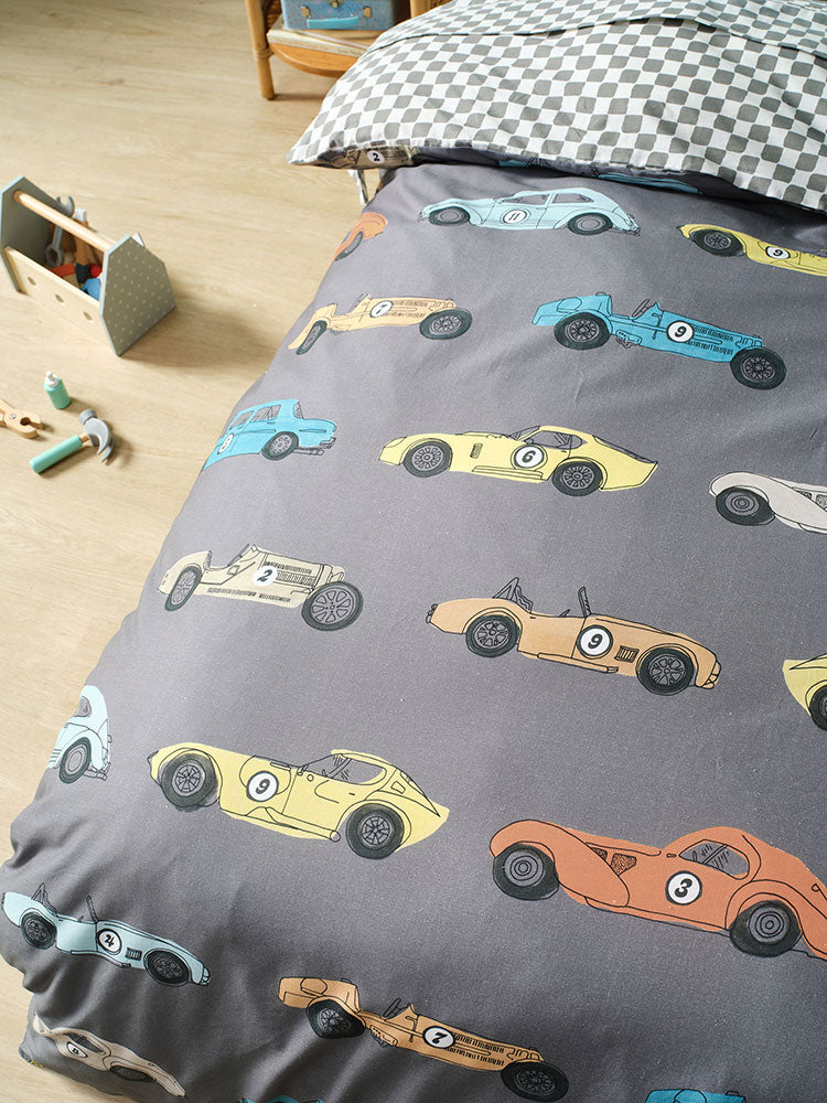 Duvet Cover Set Racecar Riot