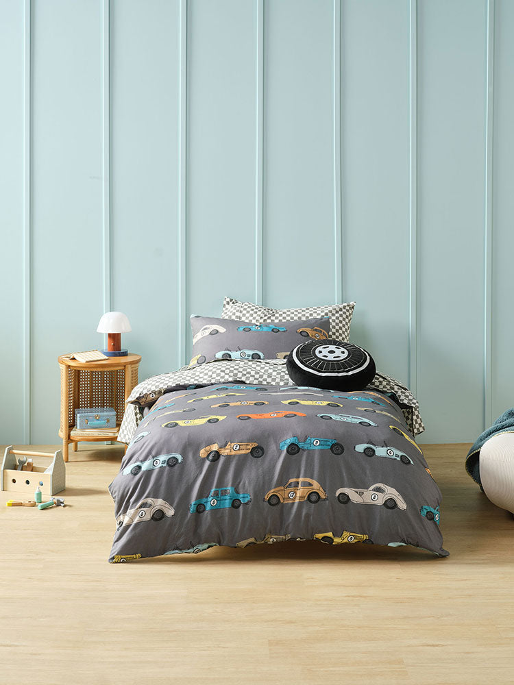 Duvet Cover Set Racecar Riot