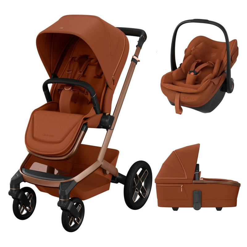 Maxi-Cosi Fame Travel System Copper Terra: stroller, Pebble Slide Pro car seat and carrycot