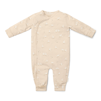 LD Romper Beige Newborn Naturals