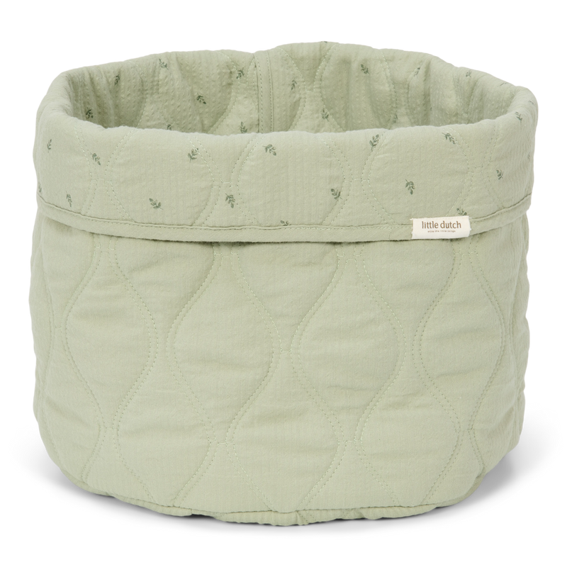 LD Reversible Quilted Storage Basket 30x25