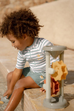 LD Swim Shorts Seashells Surf Blue