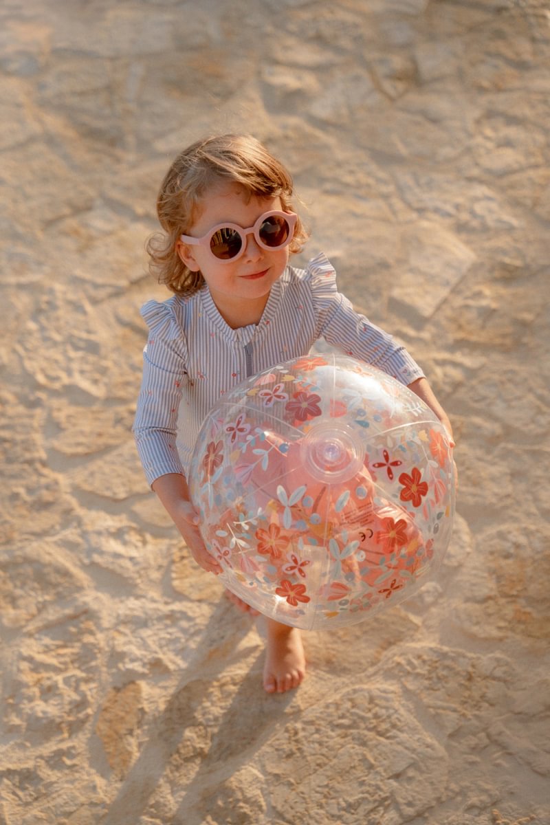 LD Long Sleeve Swimsuit Sunny Flowers