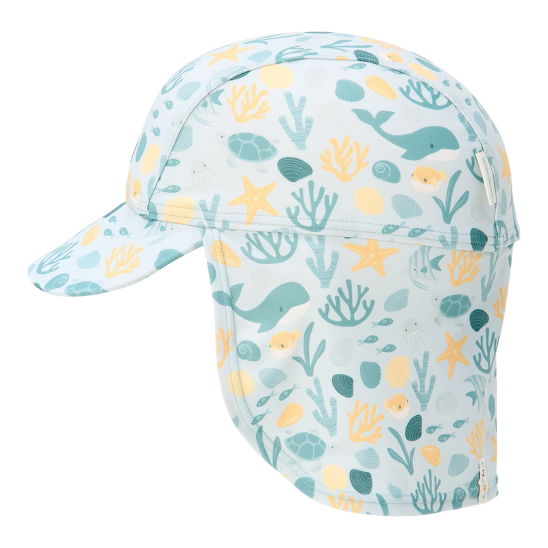 LD Sun Hat Seashells Multi Colour