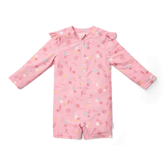 LD Long Sleeve Swimsuit Ocean Treasures Pink
