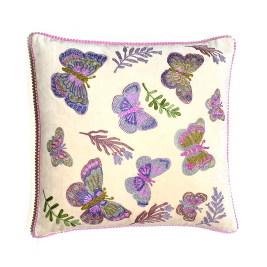 Cushion Velvet Flowers